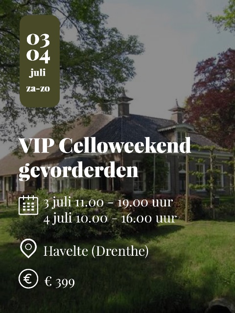 VIP Celloweekend gevorderden 2021