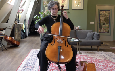 Twee identieke cello’s, twee verschillende snarensets van Thomastik Infeld